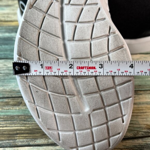 OOFOS Slip On Shoes OOmg eeZee Womens 8.5 Black Fabric Recovery Loafer Comfort - Picture 8 of 10